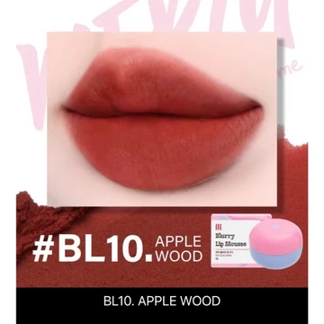 [HÀNG QUAY UNBOX, KHÔNG TEST LÊN MÔI] BL10 - ￼Son Kem Bùn kiêm Má Hồng Kết Cấu Bơ Mịn Lì Dạng Hũ Merzy Blurry Lip & Chee
