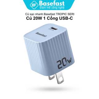 Củ Sạc Nhanh 20W Basefast Cốc Sạc Type C Nhỏ Gọn Chống Quá Tải Quá Nhiệt Cho Smartphone