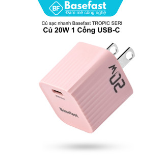 Củ Sạc Nhanh 20W Basefast Cốc Sạc Type C Nhỏ Gọn Chống Quá Tải Quá Nhiệt Cho Smartphone