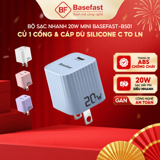 Củ Sạc Nhanh 20W Basefast Cốc Sạc Type C Nhỏ Gọn Chống Quá Tải Quá Nhiệt Cho Smartphone