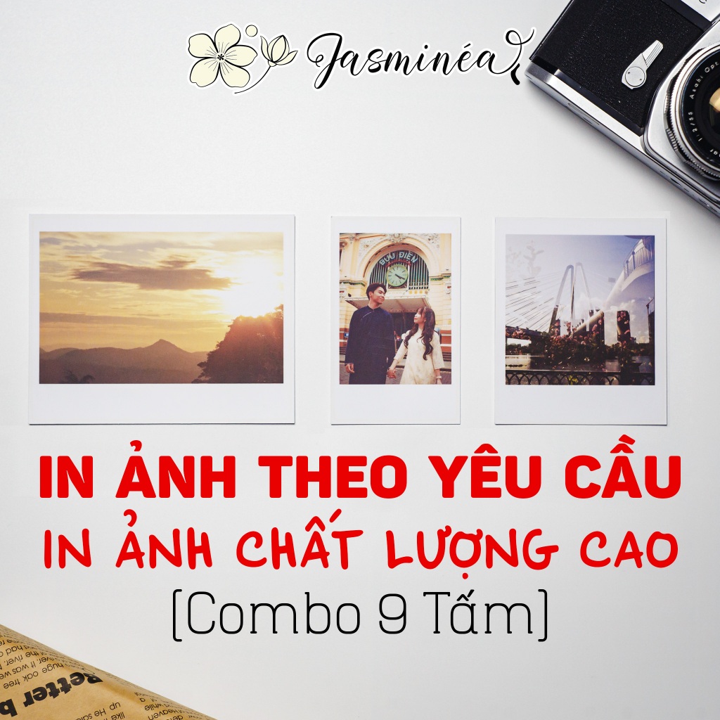 IN ẢNH POLAROID THEO YÊU CẦU NHIỀU CHẤT LIỆU (COMBO 9 TẤM)