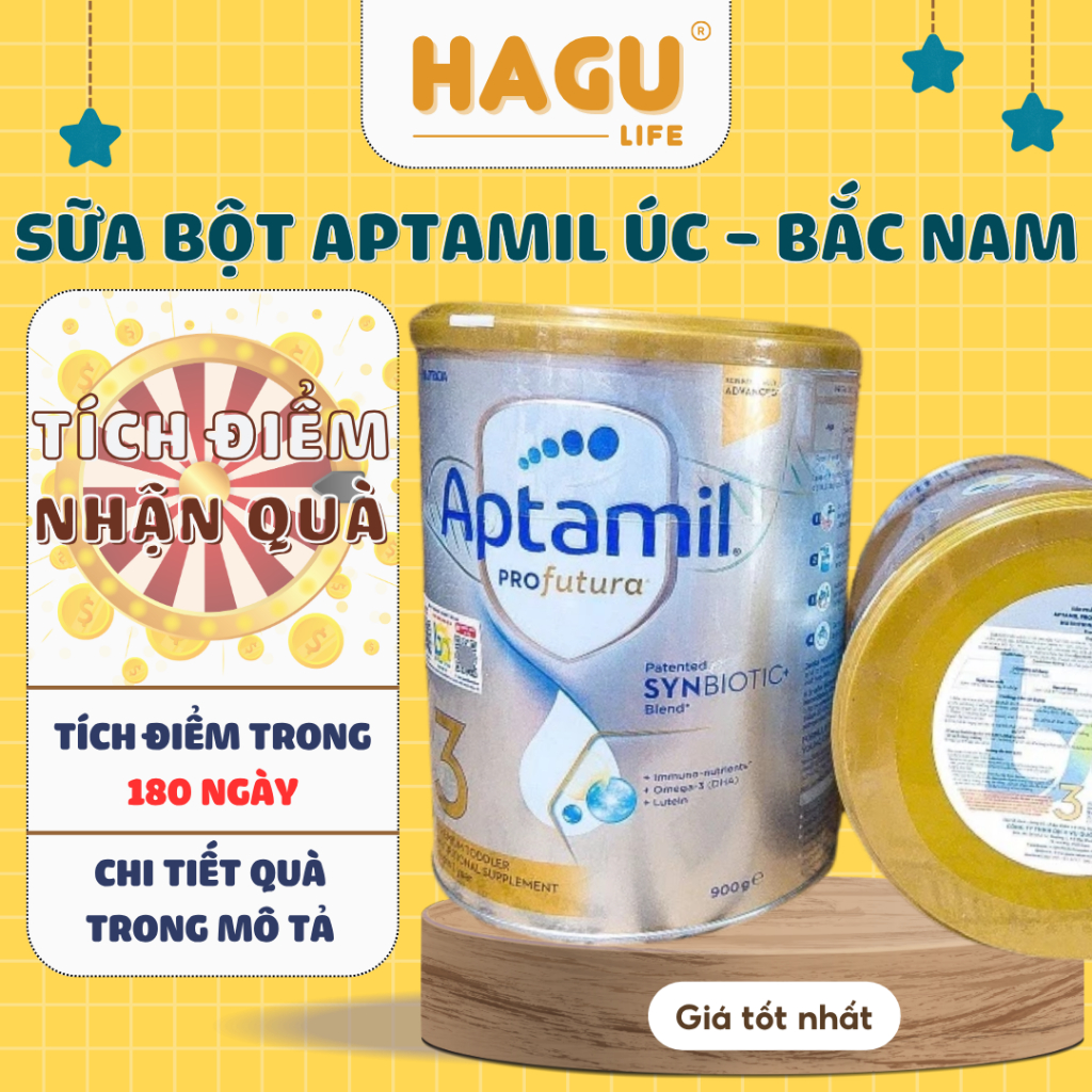 [Tem Bắc Nam] Sữa Aptamil Profutura Úc Bạc Tiêu Hóa Khỏe Mạnh Phát Triển Toàn Diện Cho Bé 900g