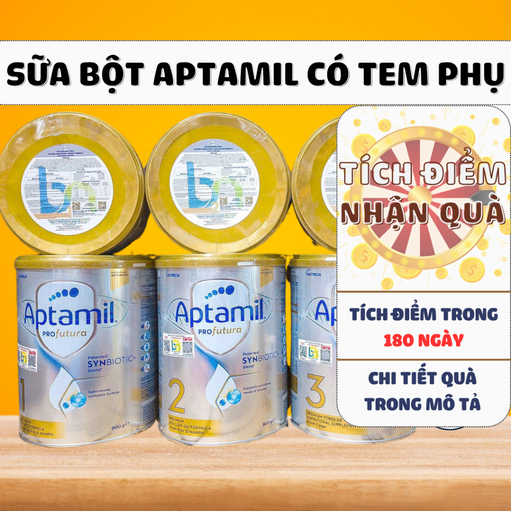 Sữa Aptamil Profutura Úc Bạc Tiêu Hóa Khỏe Mạnh Phát Triển Toàn Diện Cho Bé 900g - Tem Bắc Nam