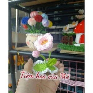 Kẹp Tóc Hoa Linh Lan Len Xinh Xắn - Phụ Kiện Tóc