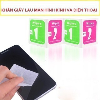 COMBO Giấy Lau Cường Lực 1 2 gồm 10 50 100 200 .... 1 Bộ 2 Miếng Khô- Ướt Đa Năng (phukienmk10)