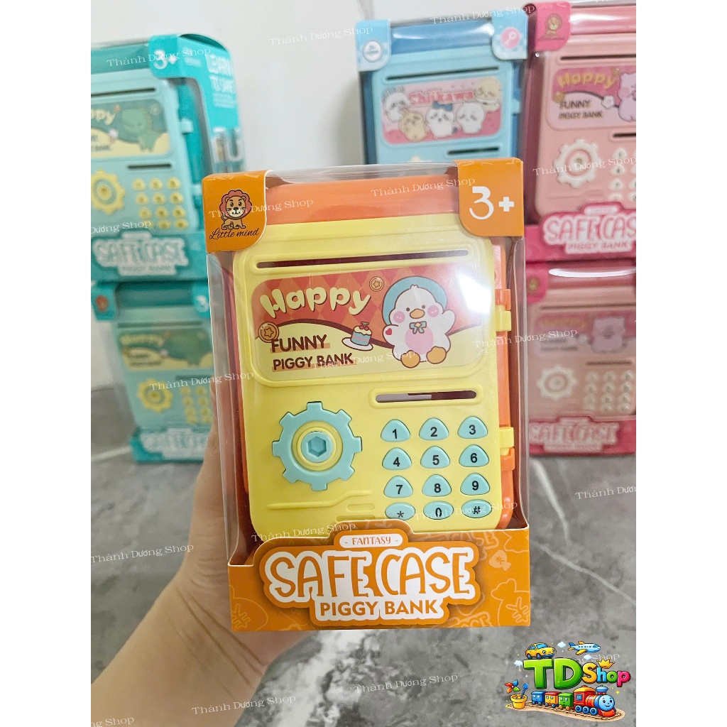 Két Sắt Mini Đồ Chơi Cho Bé - Heo Đất Tiết Kiệm Cho Trẻ Em 3 Tuổi+ Đồ Chơi Vui Nhộn