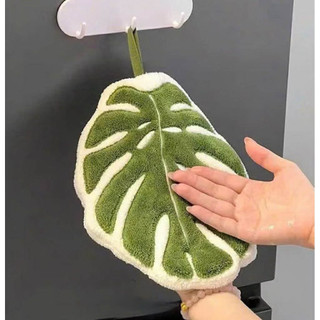 khăn lau tay nhà bếp hình lá cây,khăn lau tay nhà tắm Decor