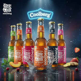 [HỎA TỐC] Nước trái cây có ga Coolberg Non Alcoholic drinks Fruit Flavor 330ml