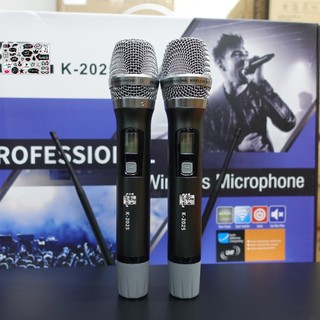 Micro Không Dây Karaoke JB K-2025 Micro Karaoke Gia Đình Micro Tự Ngắt Tiết Kiệm Pin Độ Nhạy Cao Dễ Hát Phối Ghép Amply