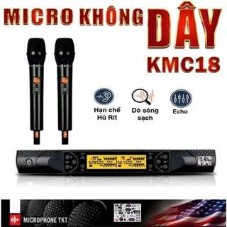 Micro Không Dây Jb Kmc18 Đời Mới, Mic Sân Khấu Cao Cấp Chất Âm Khỏe Mạnh, Chống Hú/Rít Cực Tốt