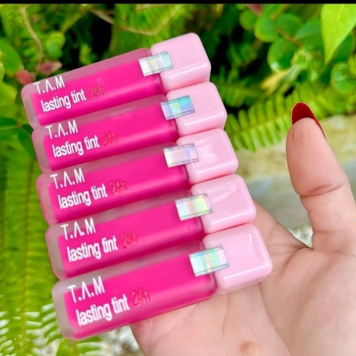 Son bóng,son môi màu hồng cánh sen, son Kem T.A.M Lasting 24h Chính Hãng - Son Tint Lâu Trôi Mịn Môi Tone Hồng Hot Trend