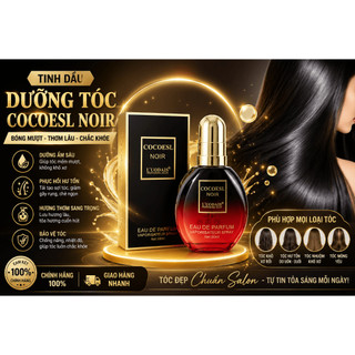 Tinh Dầu Dưỡng Tóc Cocoesl Noir Siêu Mượt Phục Hồi Tóc Khô Xơ Giữ Hương Nước Hoa 80ml