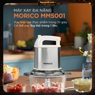 Máy Xay Đa Năng MORICO MM5001-3 Cấp Độ Xay-2 Lưỡi Dao 6 Cánh và 4 Cánh Tặng 2 Cối-Bảo Hành 12 Tháng
