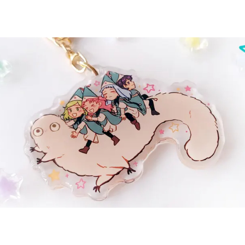 Witch Hat Atelier Group Acrylic Keychain | 2.5 inches | Brushbug + The Girls or Orufrey