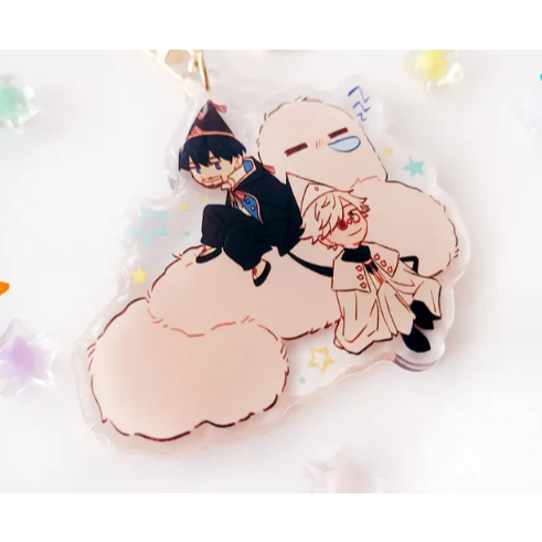 Witch Hat Atelier Group Acrylic Keychain | 2.5 inches | Brushbug + The Girls or Orufrey