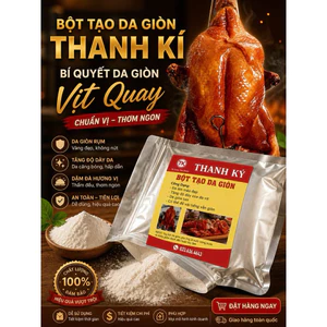 Bột tạo da giòn cho vịt quay 1kg, giúp lên màu tự nhiên, giòn tan, giữ giòn lâu