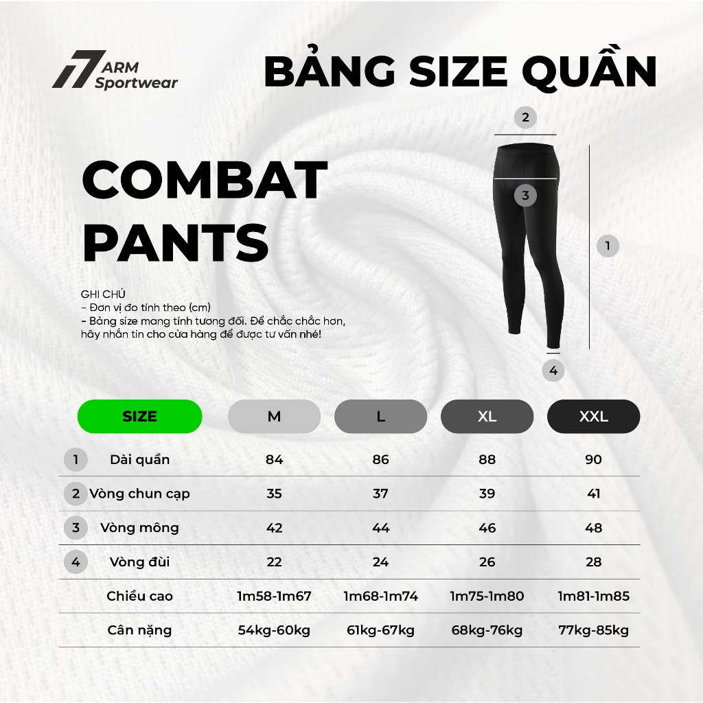 Quần Giữ Nhiệt ARM Combat, Quần Legging Nam Chuyên Tập Gym Chạy Bộ Đá Bóng vận động thoải mái