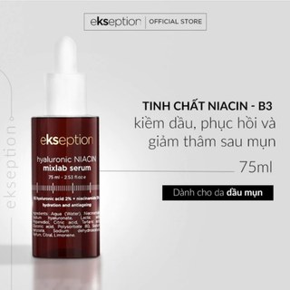 Serum HA + 5% B3 Sáng Da, Mờ Thâm Mụn Ekseption Hyaluronic Niacin 75ml