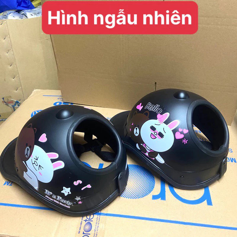 Mũ Bảo Hiểm Khoét Đỉnh buộc tóc cho nữ,Mũ Bảo Hiểm buộc tóc đuôi gà ,búi cao cho nữ