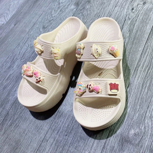 Dép DUWA 2 quai charm xinh, dép đế cao 5cm - Dép hai quai ngang siêu êm mềm,nhẹ,đế chống trơn trượt