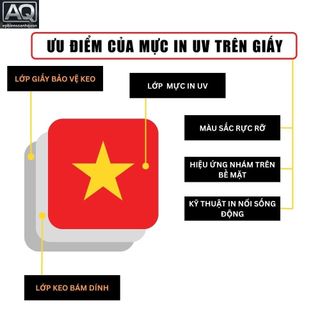 Decal Dán Biển Số Xe Ô Tô In UV Cao Cấp - Tem Dán Biển Số Xe Ô Tô Logo Cờ Đẹp Chống Bay Màu