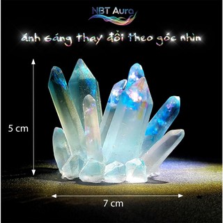 Tinh Thể Thiên Thanh Ánh Kim - Aurora Sky Crystal
