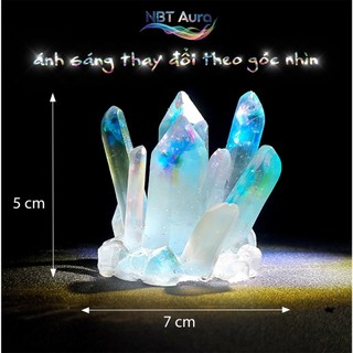 Tinh Thể Thiên Thanh Ánh Kim - Aurora Sky Crystal