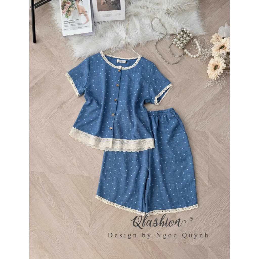 SÉT ĐŨI CHẤM BỊ 4 MÀU CỘC TAY, MỀM MẠI NĂNG ĐỘNG , THÍCH HỢP ĐI CHƠI CAFE L13