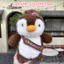 Gấu bông chim cánh cụt nâu chocolate dễ thương – Thú nhồi bông mềm mịn ôm ngủ, quà tặng cute