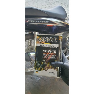 Dầu Nhớt Xe Máy ONOL RACING SCOOTER 10W40 - ULTRA 10W40 FULL Tổng Hợp ESTER API SP cho xe số và tay ga 0.8L-Mvn Auto