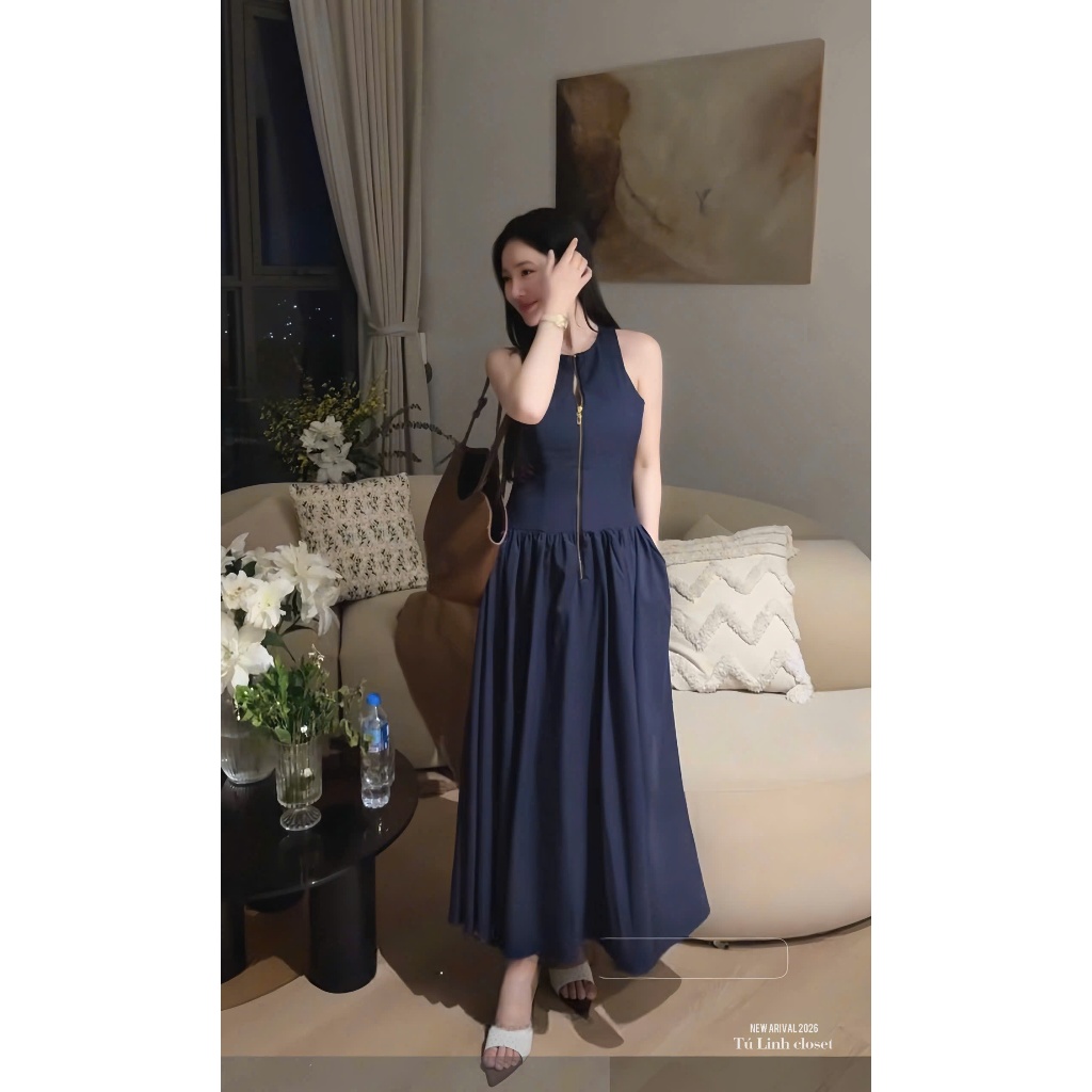 Đầm Maxi Trơn Dáng Dài | Outfit Thanh Lịch Tươi Trẻ | By CHAMIE STORE