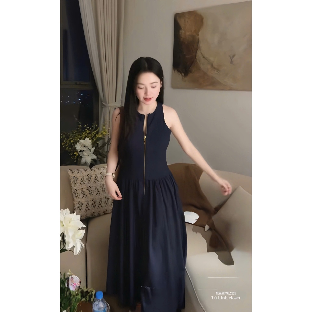 Đầm Maxi Trơn Dáng Dài | Outfit Thanh Lịch Tươi Trẻ | By CHAMIE STORE