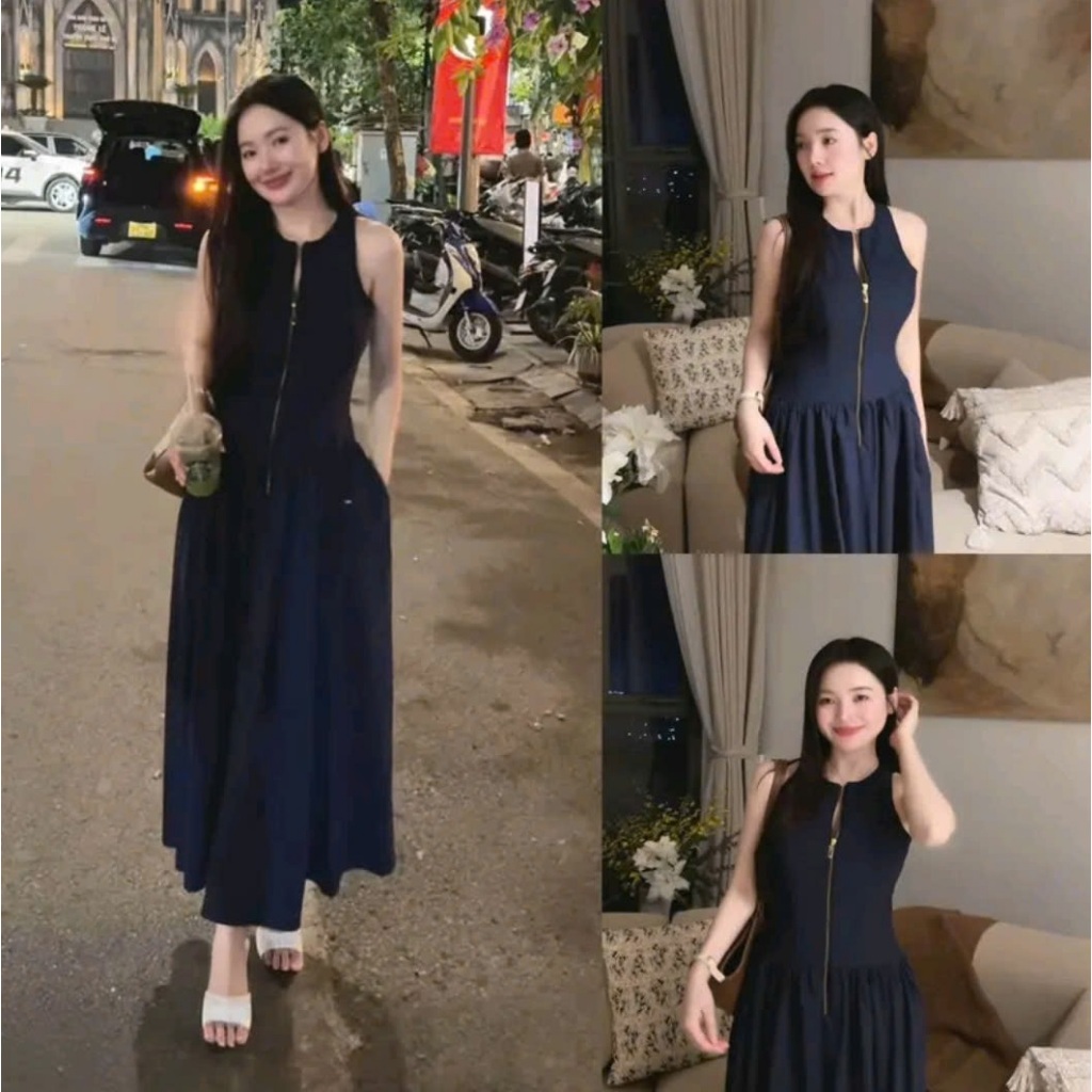 Đầm Maxi Trơn Dáng Dài | Outfit Thanh Lịch Tươi Trẻ | By CHAMIE STORE