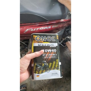 Dầu Nhớt Xe Máy ONOL RACING SCOOTER 10W40 - ULTRA 10W40 FULL Tổng Hợp ESTER API SP cho xe số và tay ga 0.8L-Mvn Auto