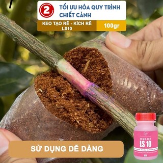 Keo Tạo Rễ Kích Rễ LS10 GreenHome, 100g – Ra Rễ Nhanh, Rễ Trắng Khỏe - Giâm Hom, Chiết Cành, Bonsai