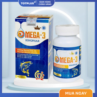Omega-3 Kingphar - Hỗ Trợ Tăng Cường Trí Nhớ Và Cải Thiện Thị Lực - Hộp 60 Viên