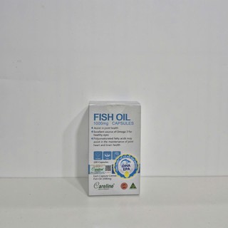 [HÀNG CÔNG TY] TPBVSK Dầu Cá Hồi - Hỗ Trợ Não Bộ, Tim Mạch & Thị Lực Careline Fish Oil 1000mg - Có Tem Phụ Tiếng Việt