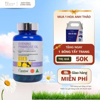 [HÀNG CÔNG TY] TPBVSK Tinh Dầu Hoa Anh Thảo - Careline Evening Primrose Oil - Có Tem Phụ Tiếng Việt