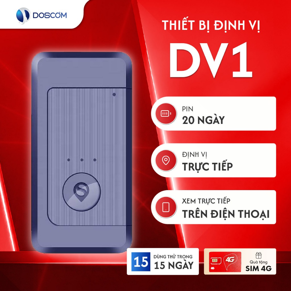 Thiết Bị Định Vị GPS Mini Không Dây DV1 – Theo Dõi Xe Máy Ô Tô, Chống Trộm, Định Vị Chính Xác