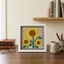 Tranh Mosaic Hoa Hướng Dương – Tranh Decor Hiện Đại Treo Tường Phòng Khách, Trang Trí Nhà Đẹp, Quà Tặng Tinh Tế
