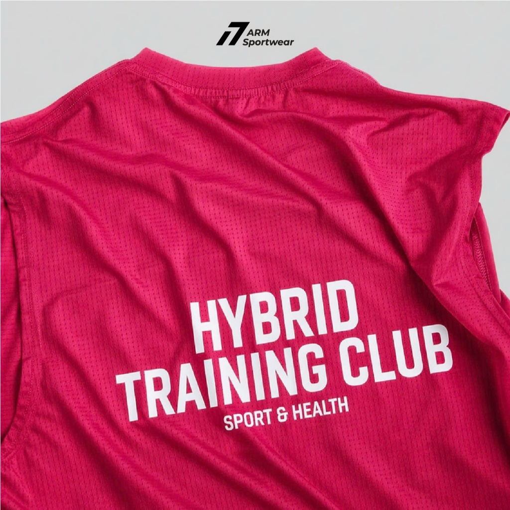 Áo Tank Top Thể Thao Nam ARM HYBRID TRAINING CLUB, Áo Ba Lỗ chạy bộ thoáng khí, vận động thoải mái