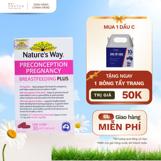 [HÀNG CÔNG TY] TPBVSK Vitamin Tổng Hợp Cho Mẹ Bầu Nature's Way PreConception - Có Tem Phụ Tiếng Việt