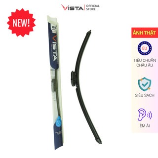 Gạt Mưa Vista Thân Mềm Cao Cấp - Ecoflat - Tiêu Chuẩn Cho Xe Ô Tô BMW 3 Series - Lưỡi Silicon - Tiêu Chuẩn Châu Âu