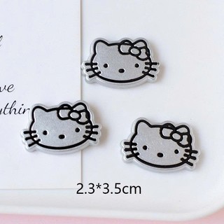 Set Charm Hello Kitty Bạc Nơ Xinh 🎀 Charm Hello Kitty tone bạc dễ thương, nơ nổi bật, style Hàn Quốc cute xinh gắn crocs