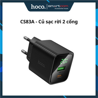 HOT- Bộ sạc nhanh chính hãng Hoco CS83A 2 CỔNG SẠC NHANH BÁO ĐÈN HIỂN THỊ (phukienmk10)