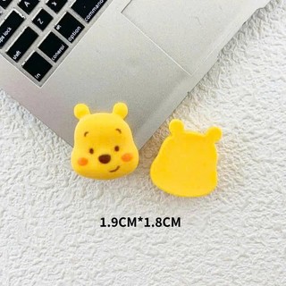 Set Charm Gấu Pooh Honey Cute 🍯 Charm Winnie Pooh dễ thương tone vàng xinh style Hàn Quốc gắn dép crocs DIY```