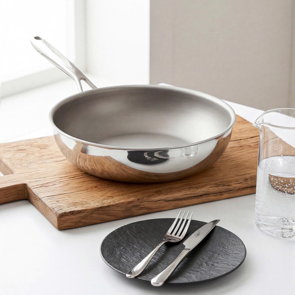 Chảo Xào Inox Chống Dính Vi Điểm Oyatton iệt 22/24/30cm O839/O840/O842