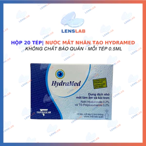 Nước Mắt Nhân Tạo HydraMed Không Chất Bảo Quản - Hộp 20 tép