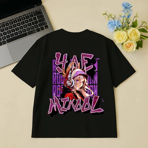100℅ Cotton Áo phông unisex nam nữ Anime HAE NIKOOL sành điệu