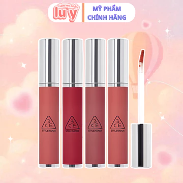 Son kem 3CE Hazy Lip Clay-3CE Hipamine Whip Red Common Strange ButterBeige Warm Brownie Plum Pudding